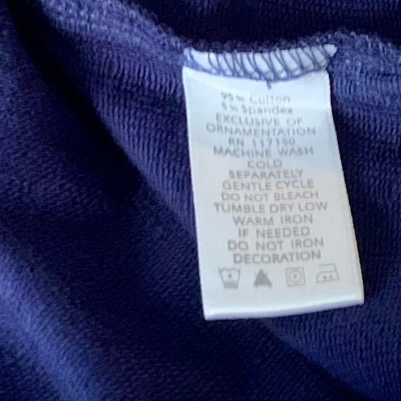 Quacker Factory Butterfly Embellished Long Sleeve Top - Picture 5 of 7